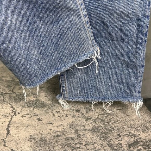 GRLFRND | Karolina High-Rise Light Wash Distressed Jeans in ‘To Be Continued’ - Picture 7 of 13